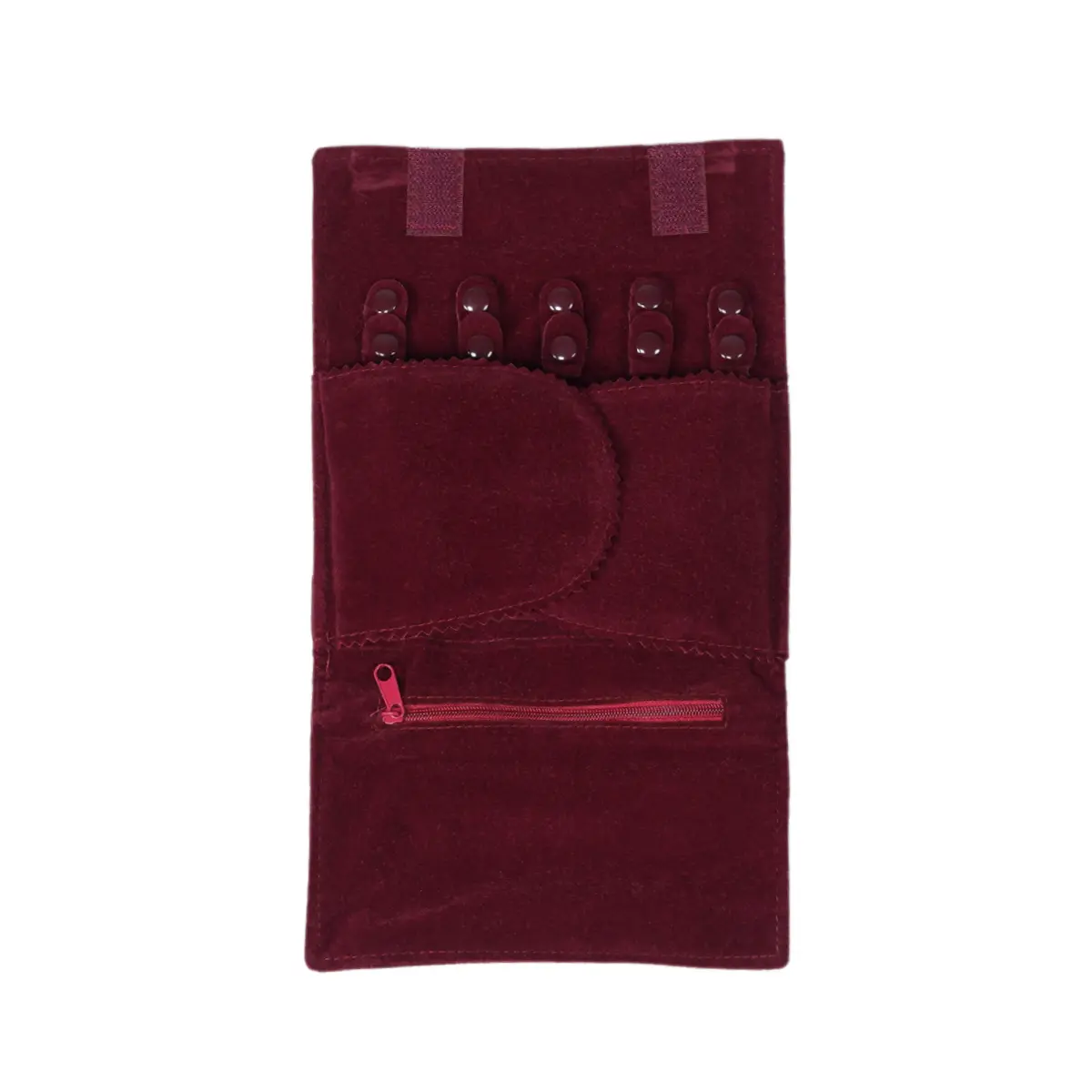travel pouch small burgandy-3