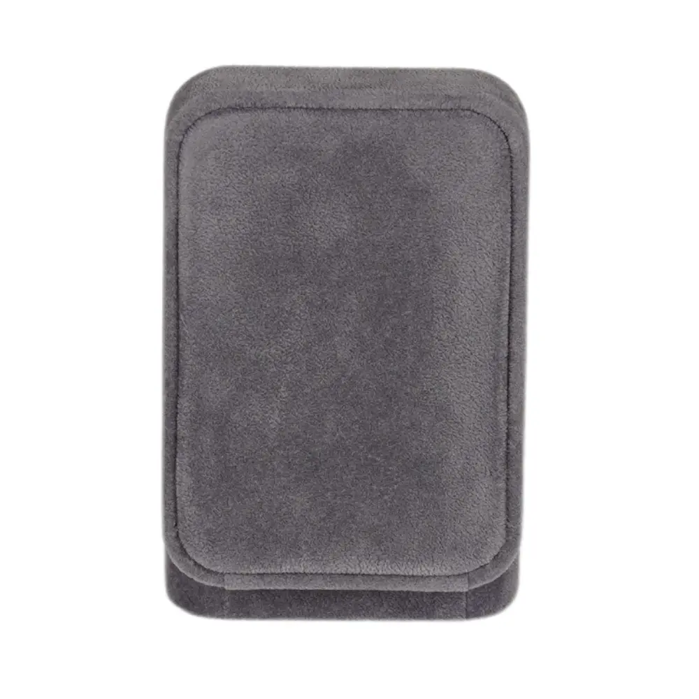 745C-E dary grey velvet long earring box-1 Velvet Long Earring box -Dark grey