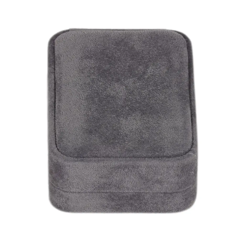 745C-E dary grey velvet long earring box-10 Velvet Long Earring box -Dark grey