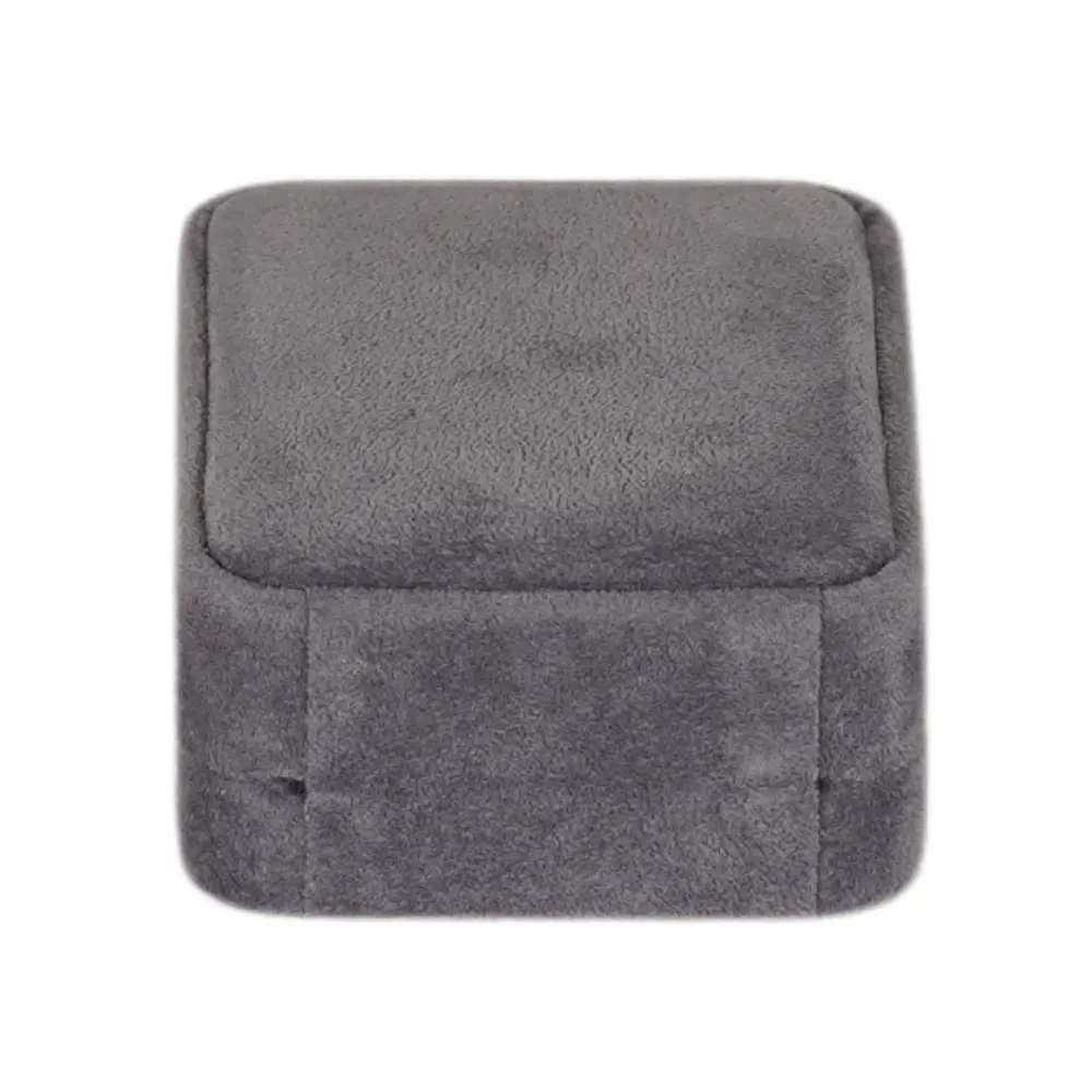 745C-E dary grey velvet long earring box-7 Velvet Long Earring box -Dark grey