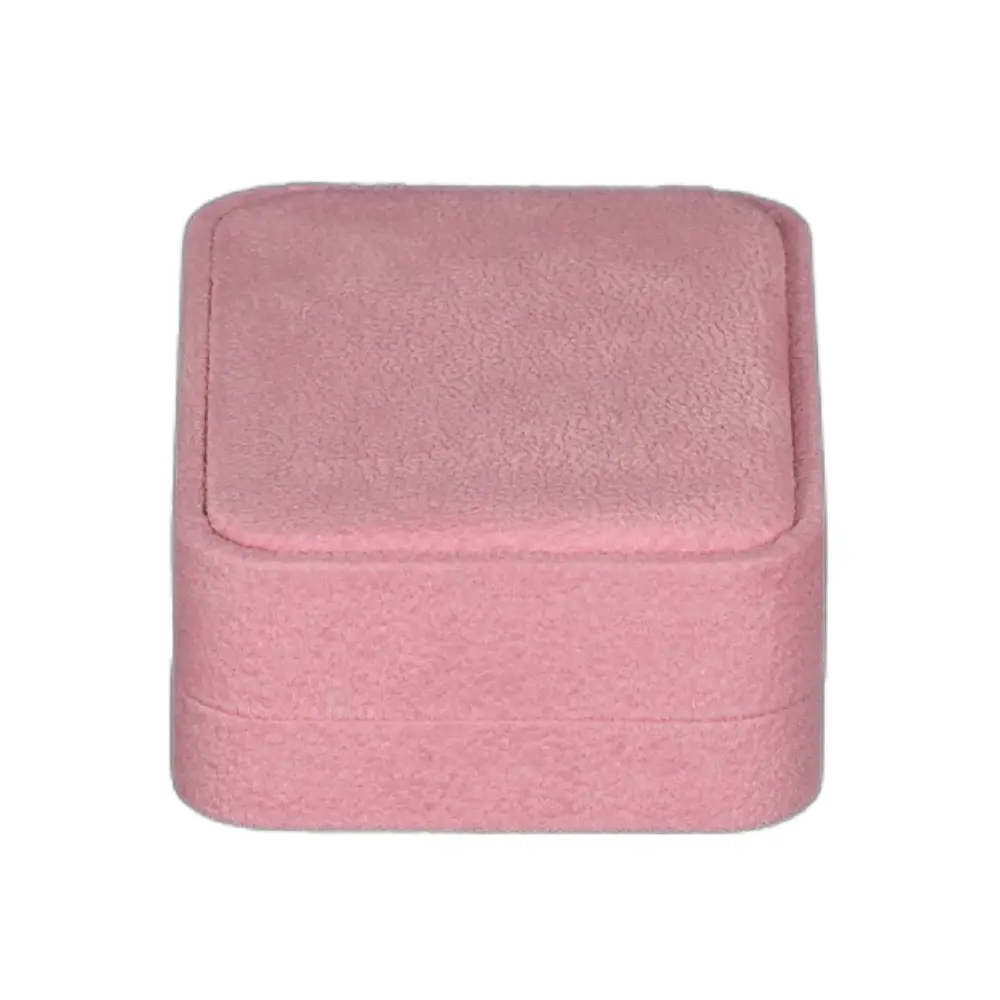 Velvet Long Earring box - pink