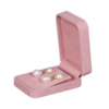 pink velvet long earring box