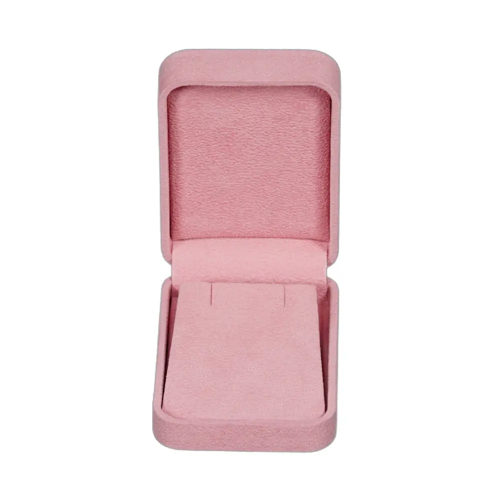 Velvet Long Earring box - pink