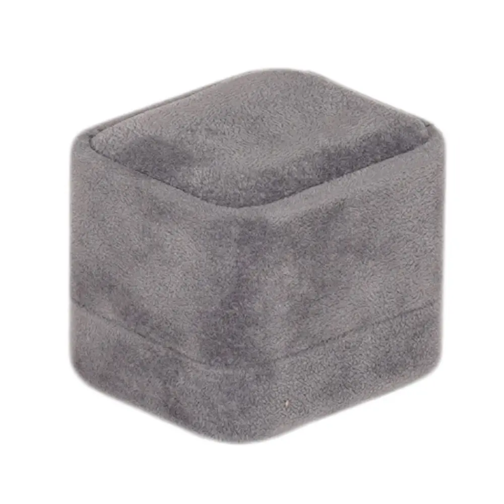 Velvet Earring box small - Dark Grey