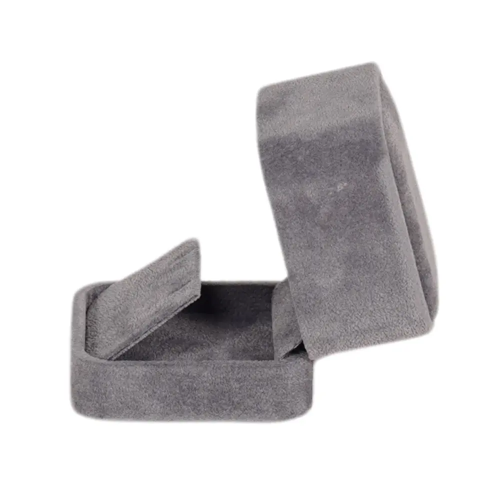 Velvet Earring box small - Dark Grey