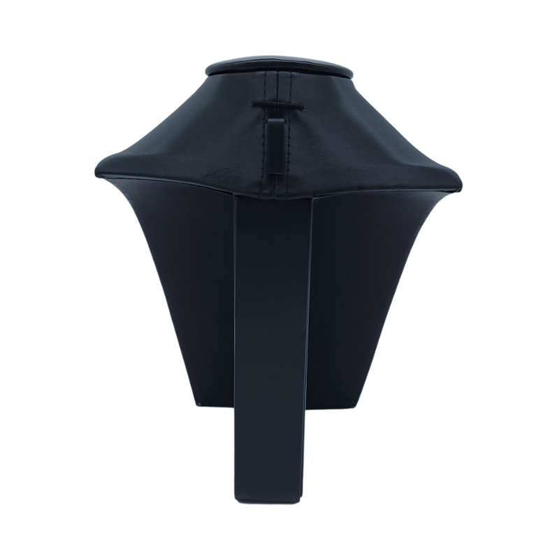 medium sleek wide leatherette necklace display stand