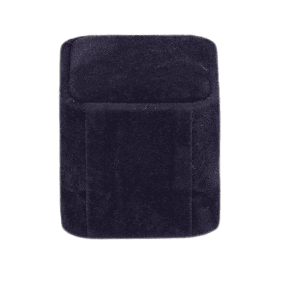 Ring-Jewellery Box-Velvet-royal-blue-Jewellery-packaging-BXR83-2 Ring Jewellery Box Velvet royal blue Jewellery packaging close side2