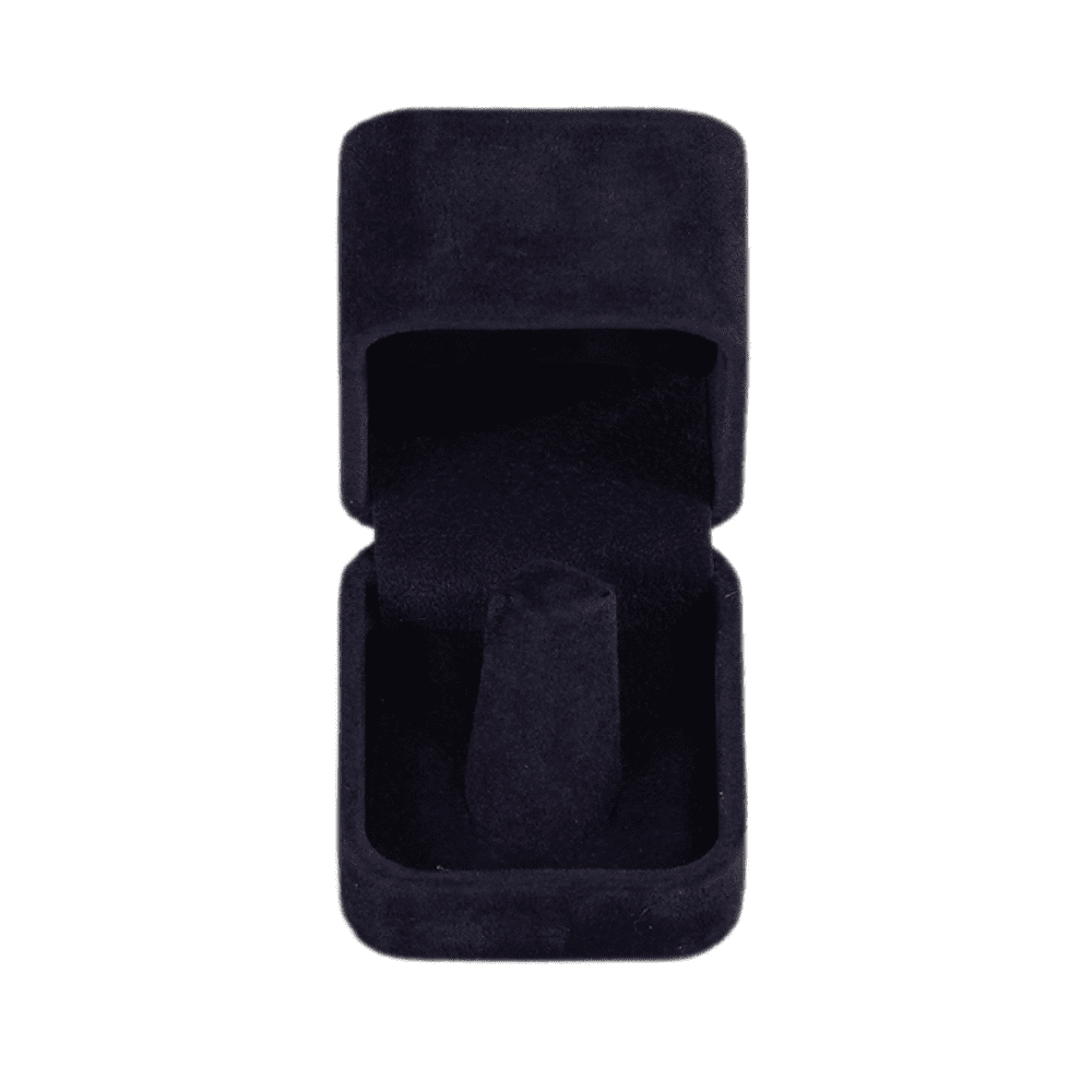 Ring-Jewellery Box-Velvet-royal-blue-Jewellery-packaging-BXR83-7 Ring Jewellery Box Velvet royal blue Jewellery packaging open front
