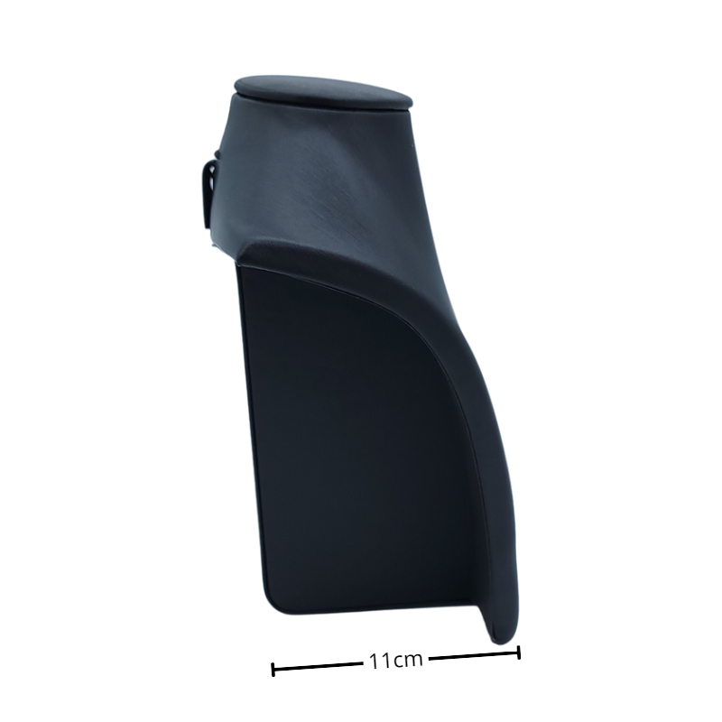 Small Sleek Wide Leatherette Necklace Display Stand-6 small sleek wide leatherette necklace display stand