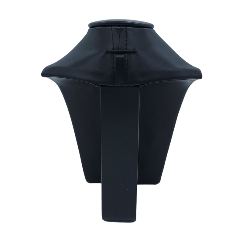Small Sleek Wide Leatherette Necklace Display Stand-9 small sleek wide leatherette necklace display stand