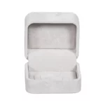 Wedding-Ring-Box-velvet-grey-open-front-BXR81GR Wedding Ring Box velvet grey open front BXR81GR