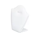 necklace stand leatherette large white angle view PNS81L