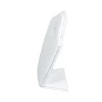 necklace stand leatherette large white side view PNS81L