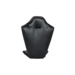 necklace stand leatherette small black front view PNS81S