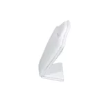 necklace stand leatherette small white side view PNS81S