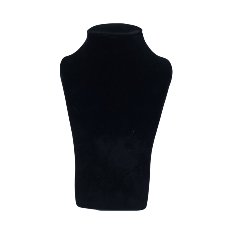 small luxurious black velvet necklace stand