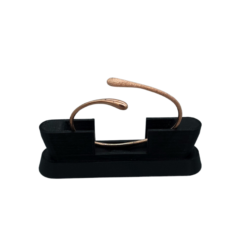 black round edge bangle stand