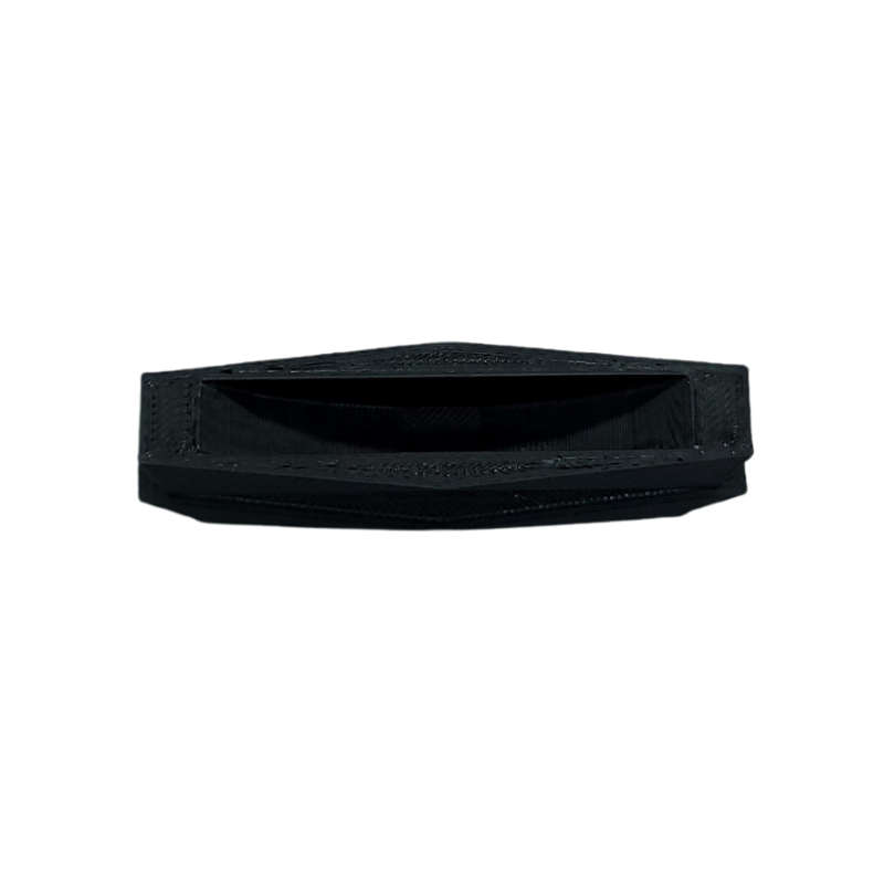 black multi cut surface bangle stand