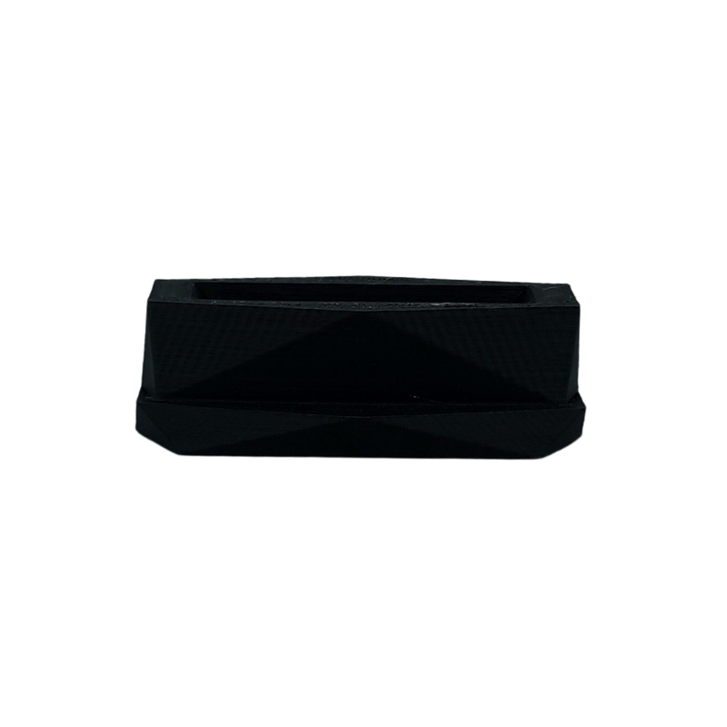 black multi cut surface bangle stand