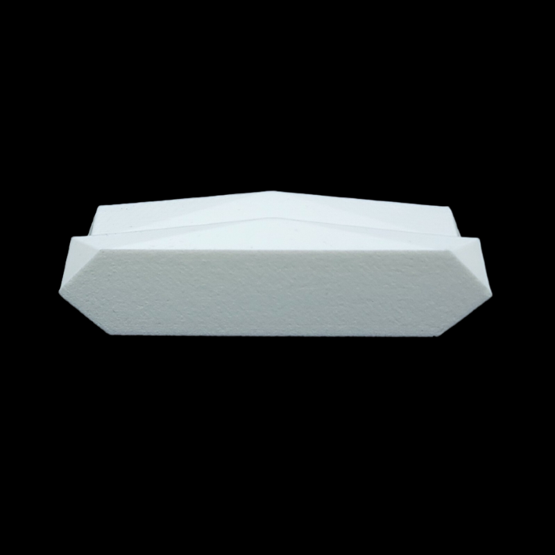 white multi cut surface bangle stand