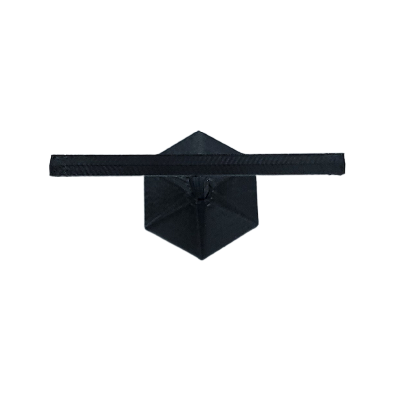 Black Large Hexagonal Base Earring Stand-6