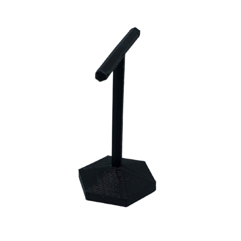 PLER80SBL Black Small Hexagonal Base Earring Stand-5 Black Large Hexagonal Base Earring Stand-9