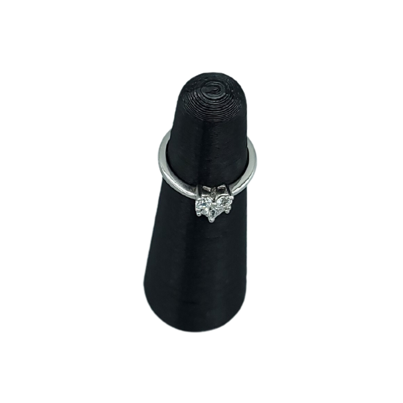 black round base finger ring stand