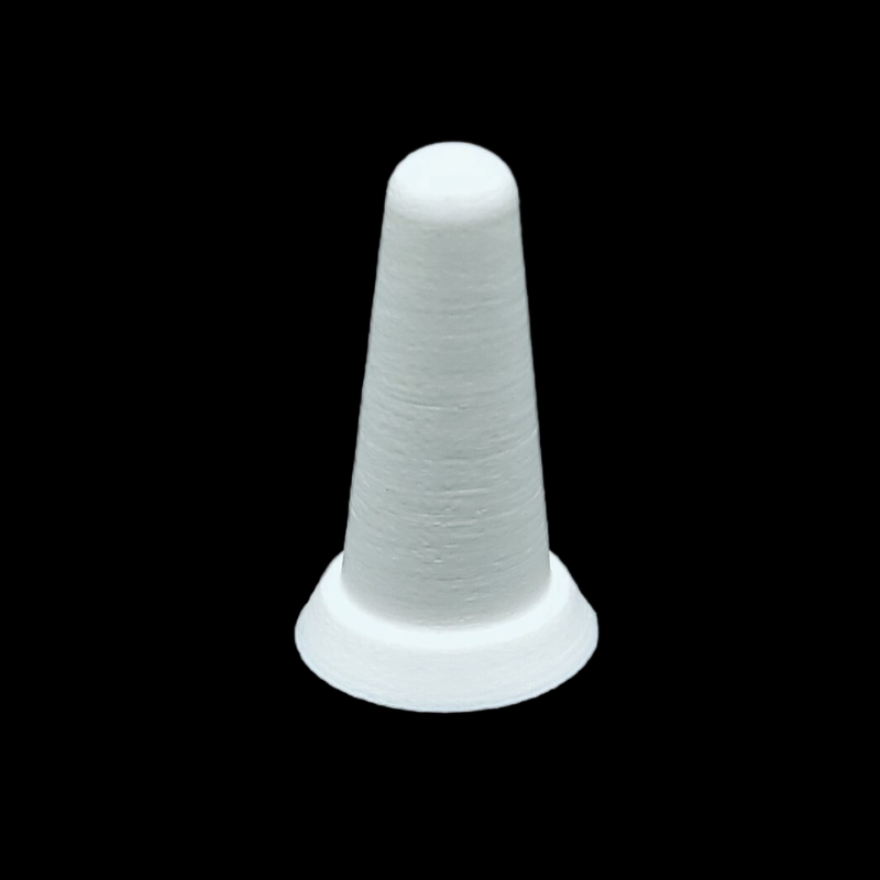 white round base ring stand
