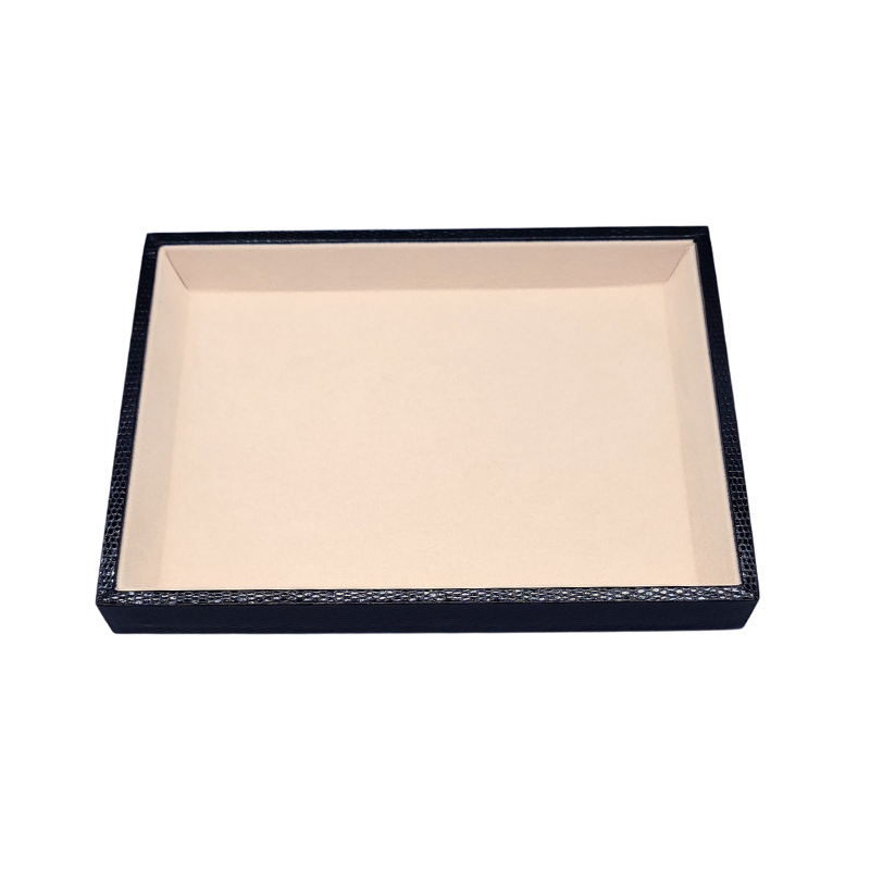730F-S Beige Plain tray-4 jewellery dispaly tray-s