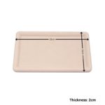 730IS begie tray-4 Jewellery display tray rounded corners (beige)