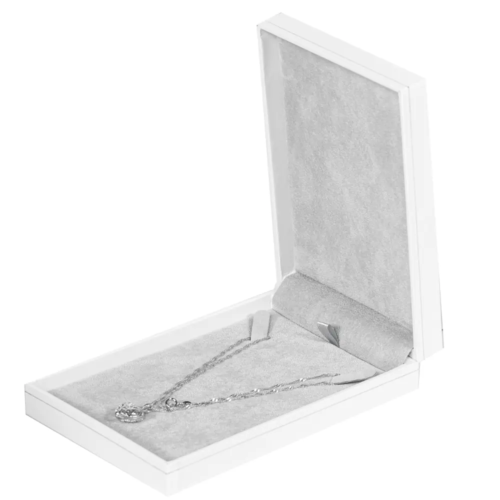 BXN82WH-Necklace-Gift-Box-white-with-necklace-side Necklace-Gift-Box-white-with-necklace-side