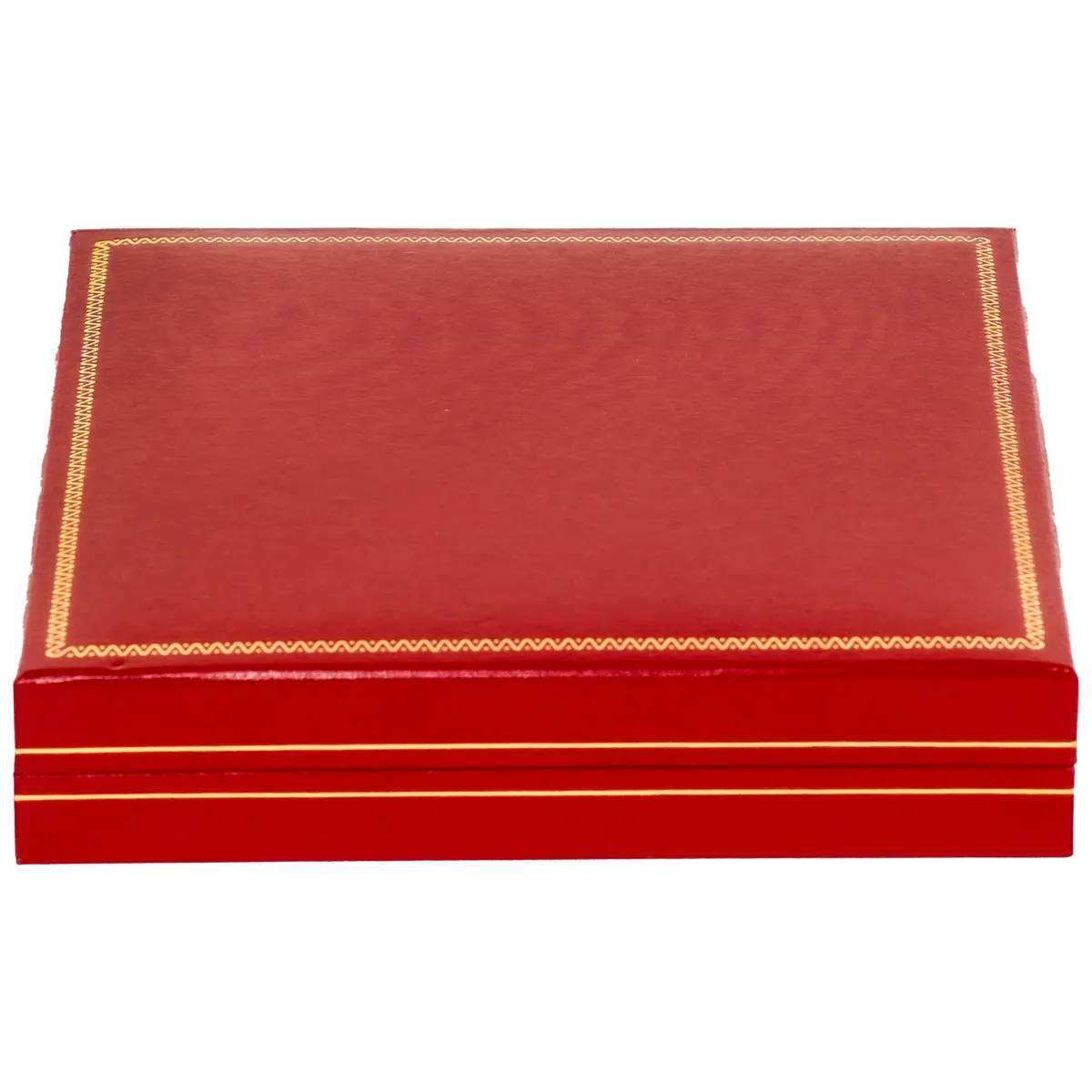 jewellery set box jewellery set gift box red - close front