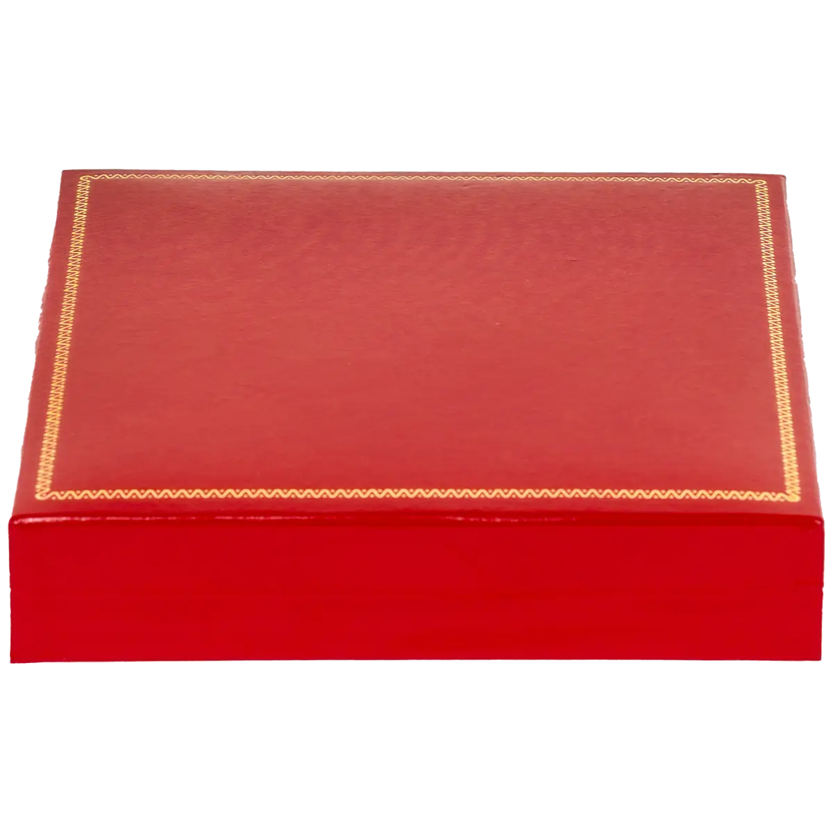 jewellery set box jewellery set gift box red - close back