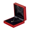 necklace box jewellery box necklace red BXP82L 1
