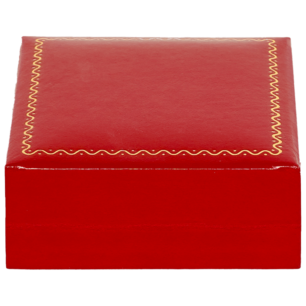 necklace box jewellery box necklace red - close back