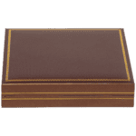 necklace jewellery box necklace gift box australia brown -close front