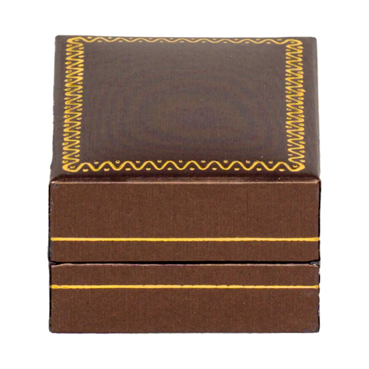 necklace-packaging-small-necklace-box-brown-BXP84-1 necklace packaging small necklace box brown BXP84 - close side