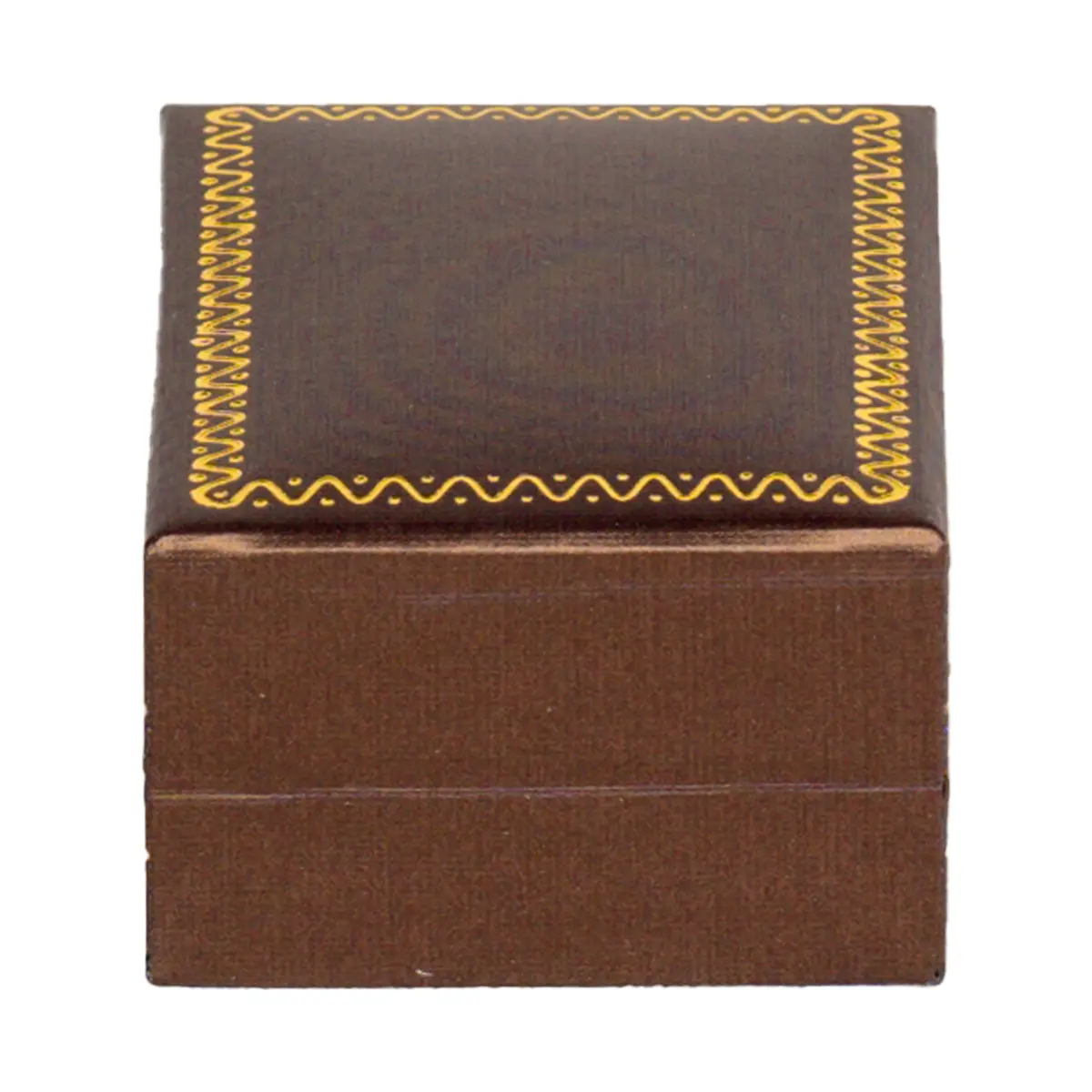 necklace-packaging-small-necklace-box-brown-BXP84-2 necklace packaging small necklace box brown BXP84 - close back