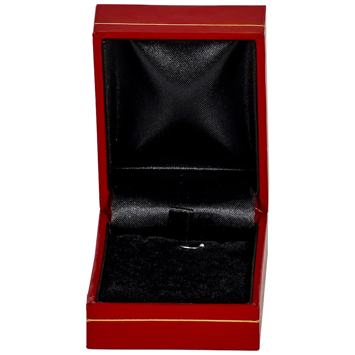 necklace packaging small necklace box red BXP84 - open front