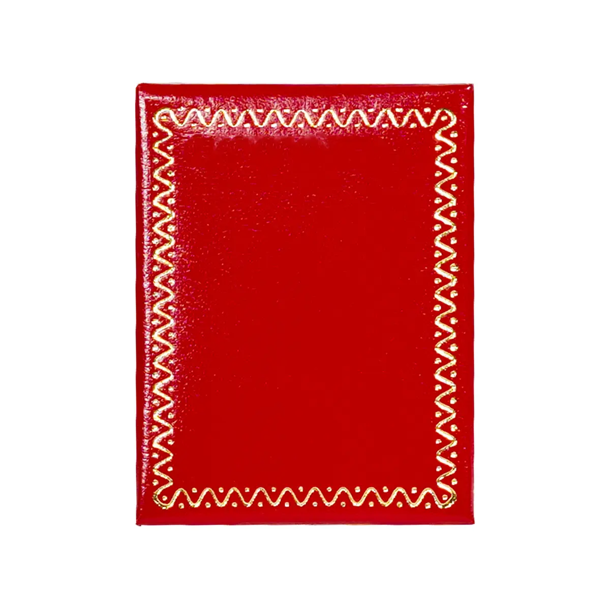 necklace packaging small necklace box red BXP84 - close top