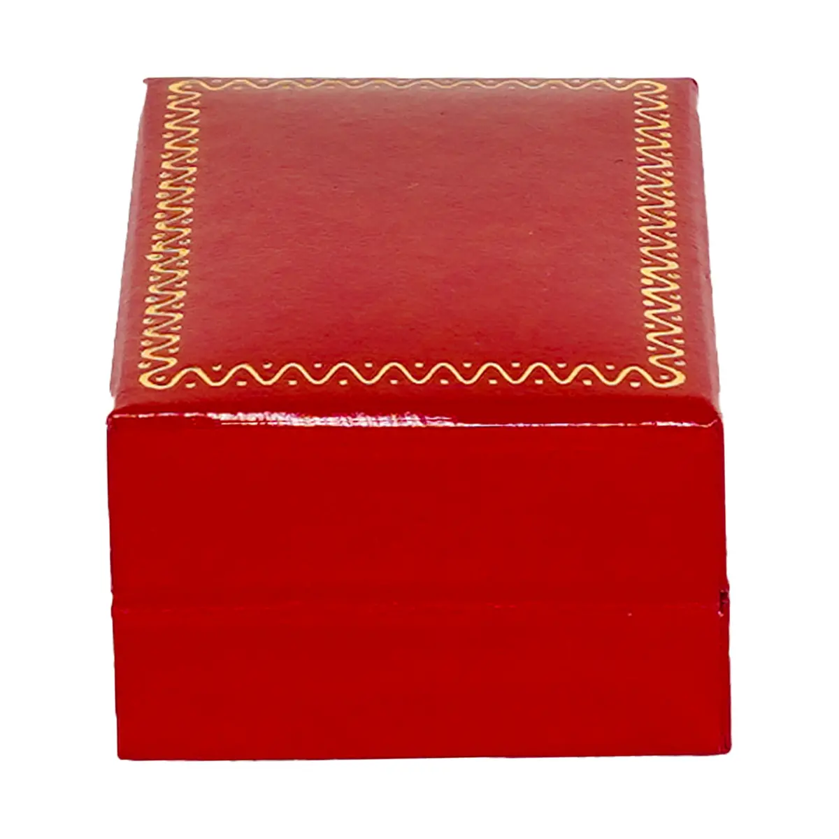 necklace packaging small necklace box red BXP84 - close back