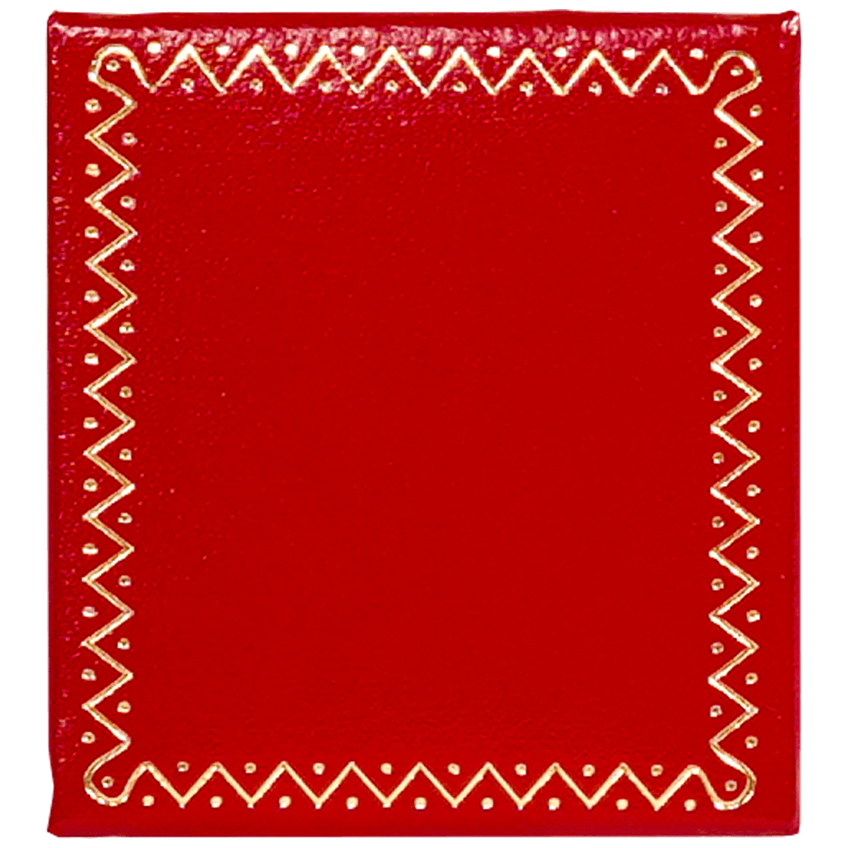 small earring box red leather look paper jewellery box AU - open top