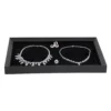 Large Jewellery tray front view with jewellery TRAV82