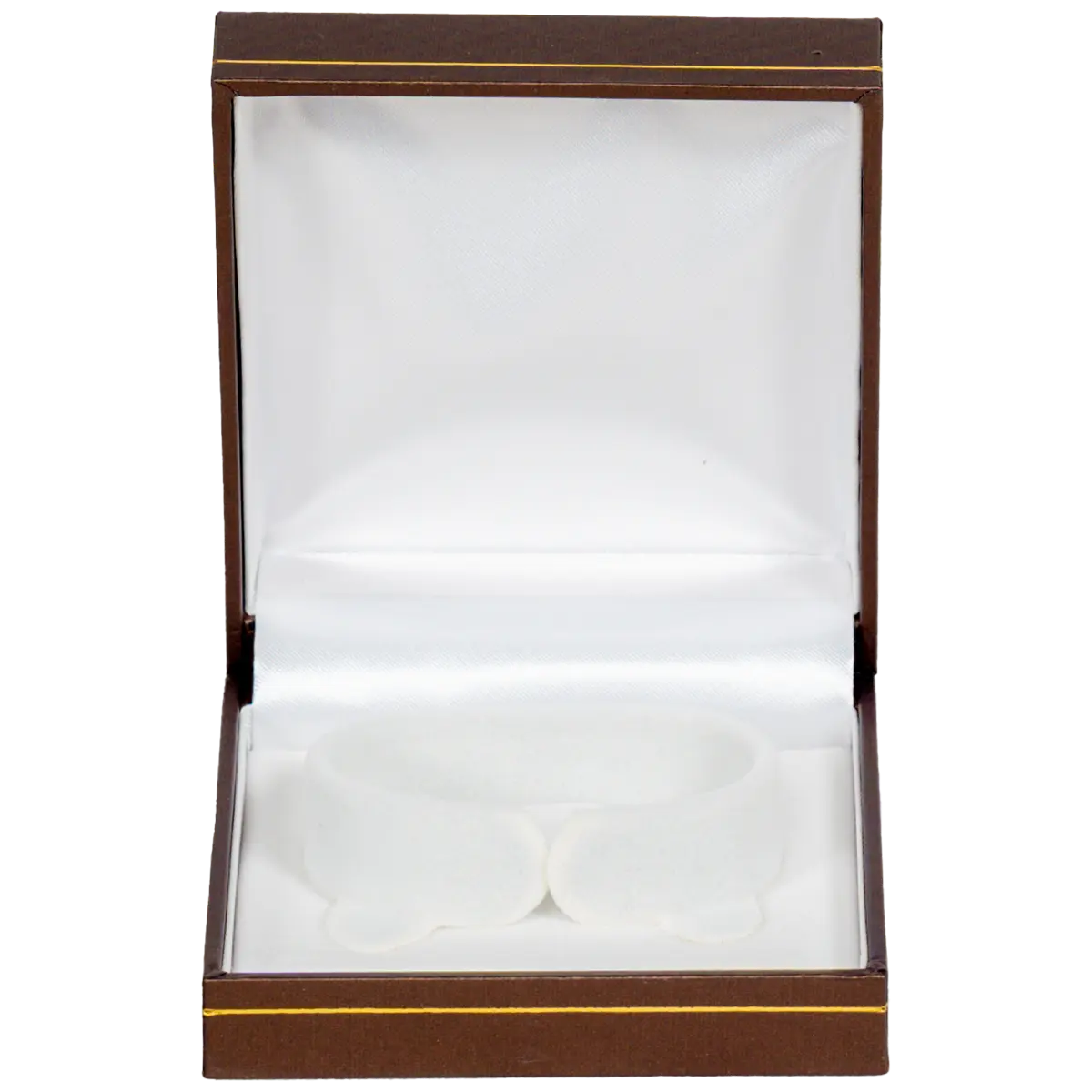 box of bangle brown jewellery bangle box - open front