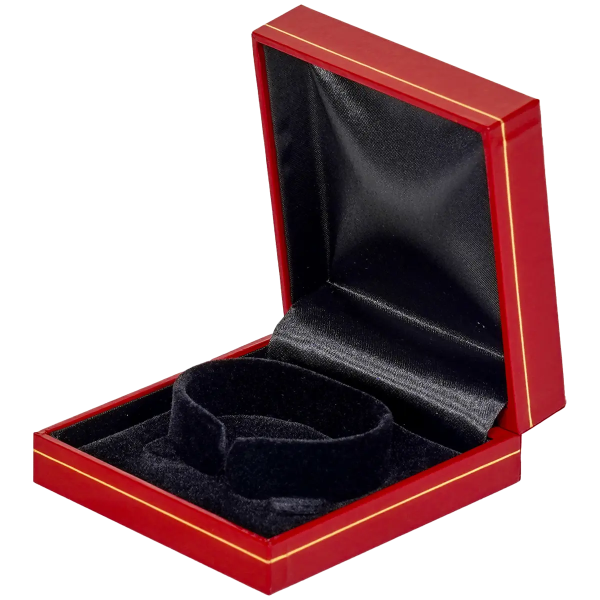 box of bangle red jewellery bangle box - open side