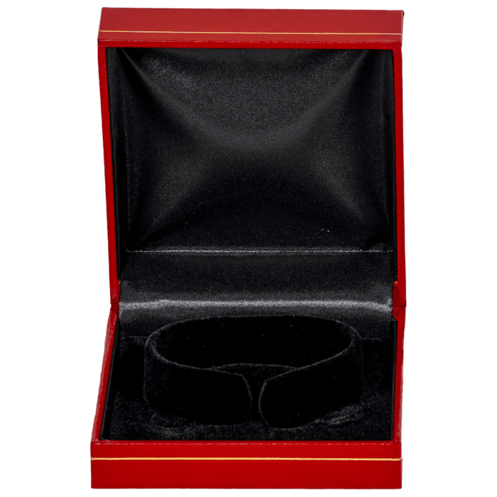 box of bangle red jewellery bangle box - open front