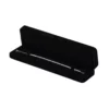 bracelet box velvet black angle view with bracelet BXB81BL