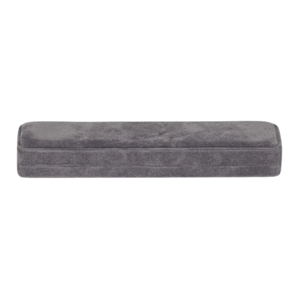 bracelet box velvet dark grey front view BXB81DGR
