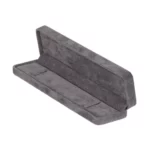 bracelet box velvet dark grey open angle view BXB81DGR