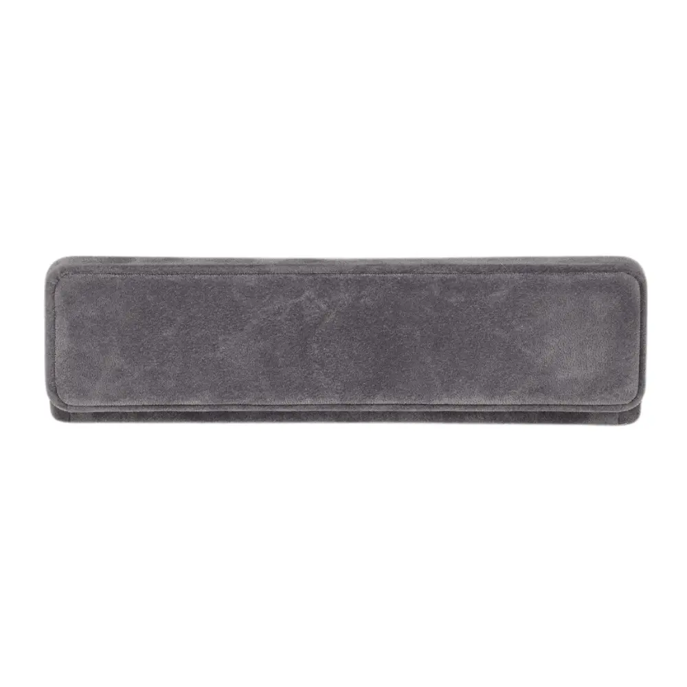 bracelet box velvet dark grey open back view BXB81DGR